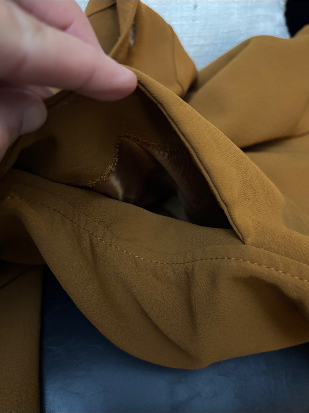 Aritzia Wilfred “The Ganna” shirt jacket, XXS Crepette Camel oversized Shacket - Picture 8 of 16